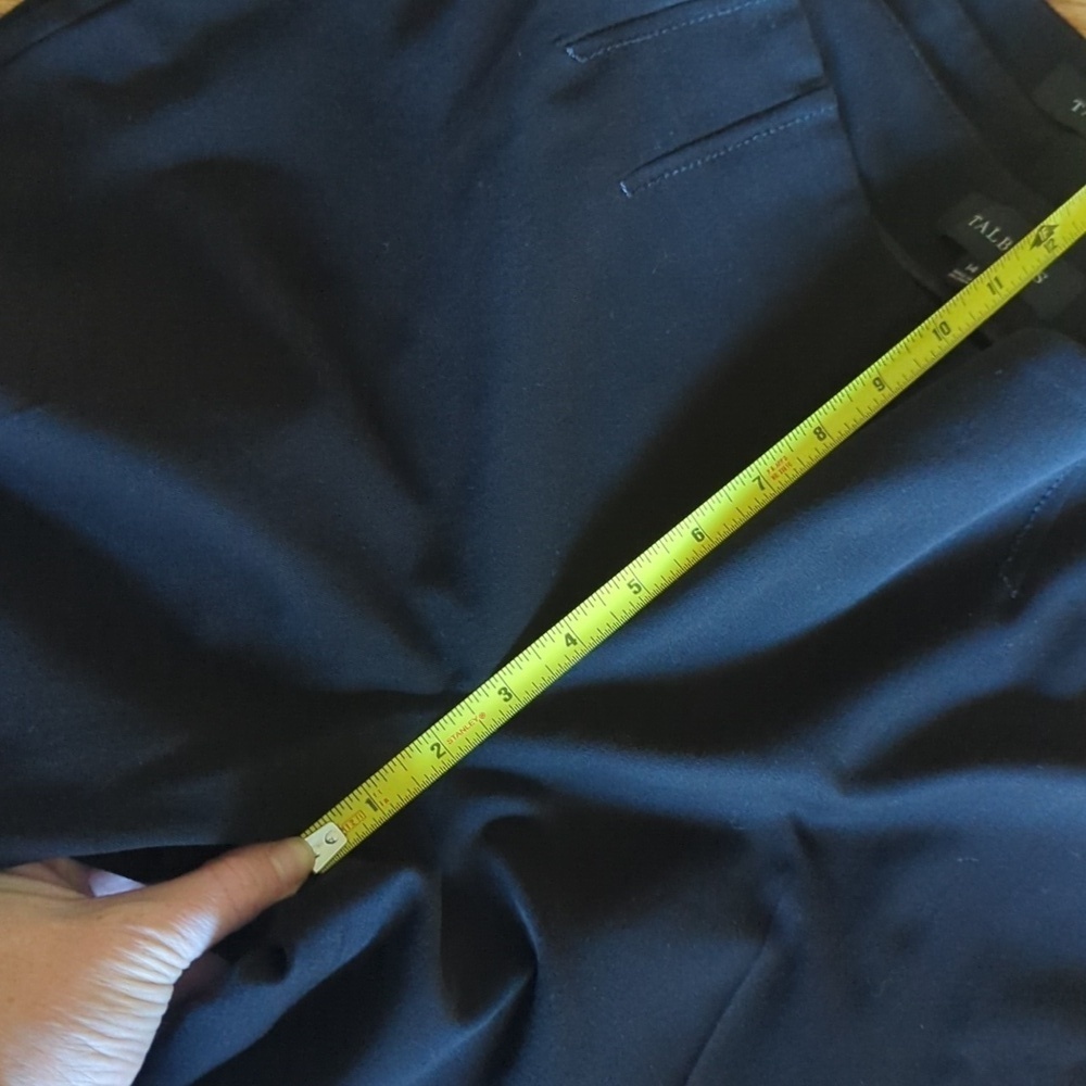 Talbot's Black Straight Pant Bundle Size Women's 14 Side Zip Dress Pant - Picture 8 of 10